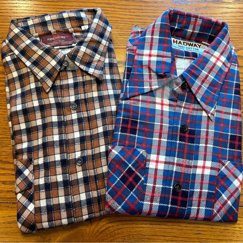 Set of NEW VINTAGE Flannels‎